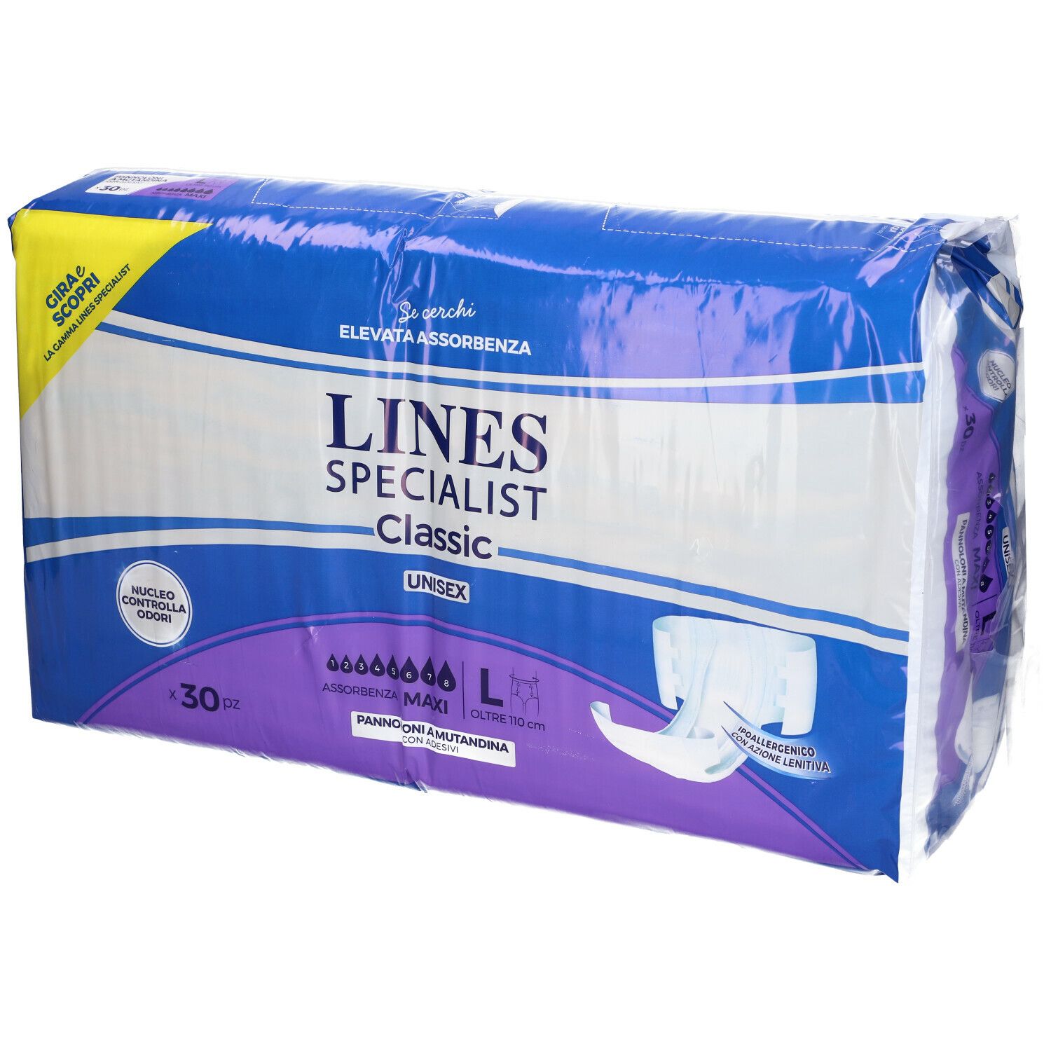 LINES CLAS PANN MAXI L 30PZ