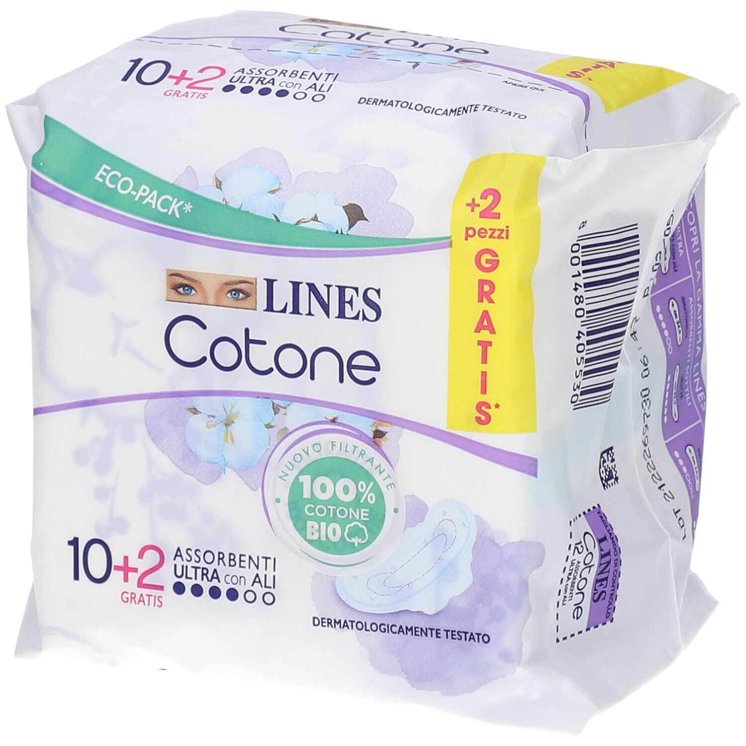 982396107 - LINES COTONE BIO ULTRA ALI 12P