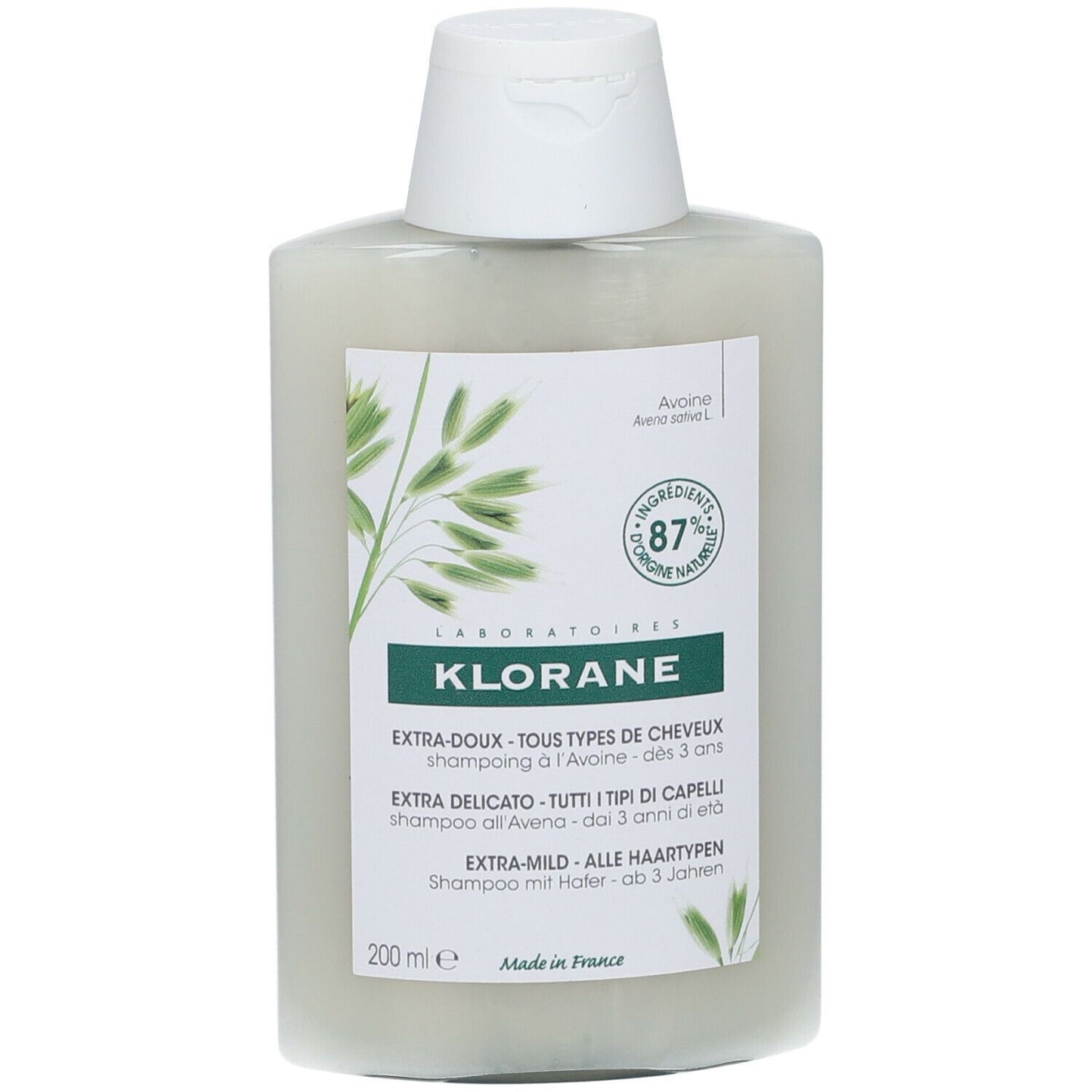 982407431 - KLORANE SHAMPOO LTT AVENA200ML