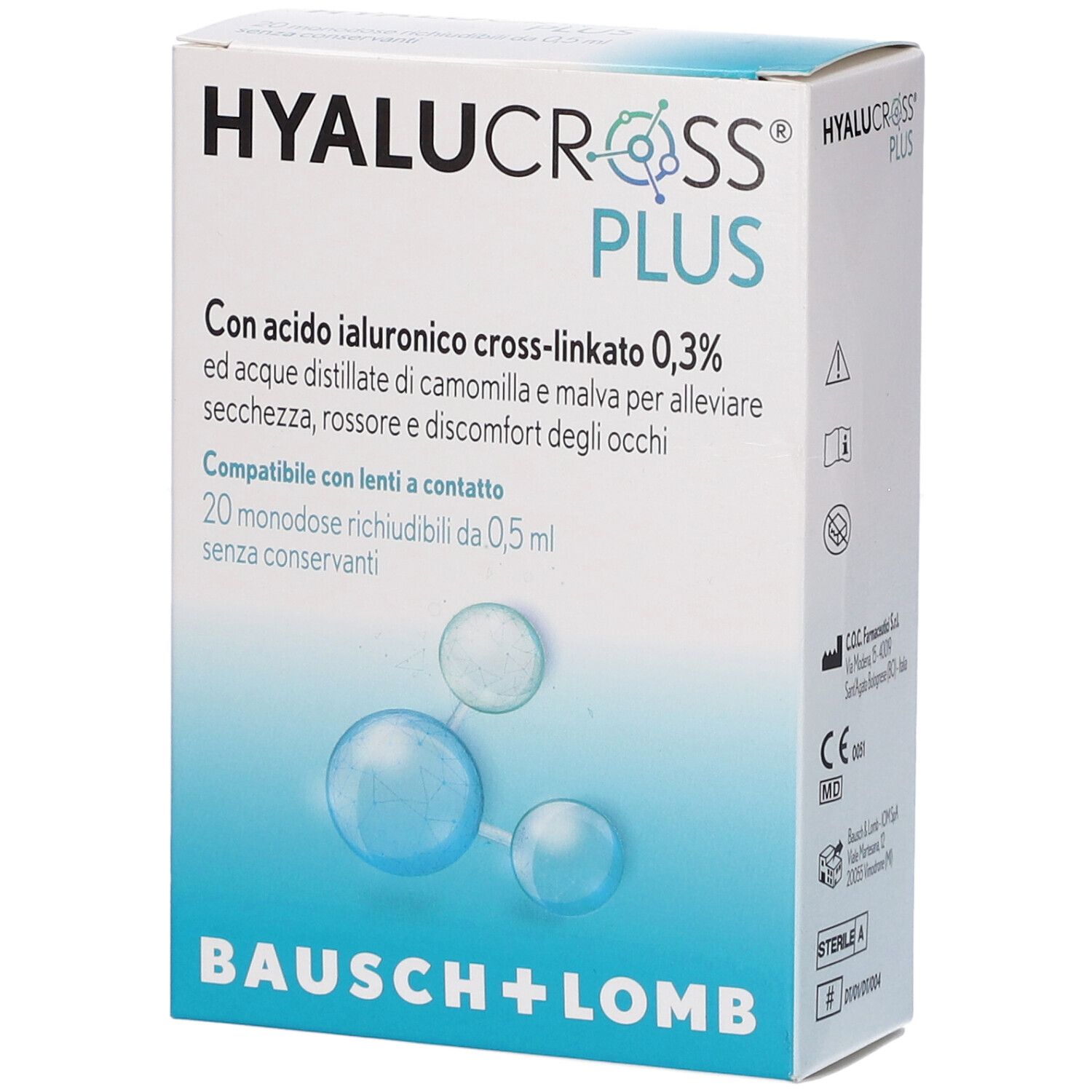 982452346 - HYALUCROSS PLUS20FL MONOD0,5ML