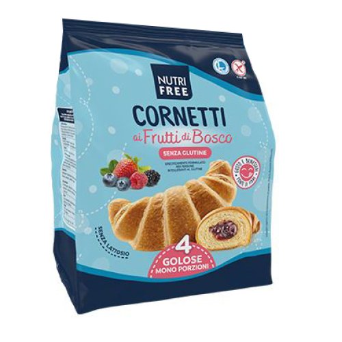 NUTRIFREE Cornetti ai Frutti di Bosco 4x60g