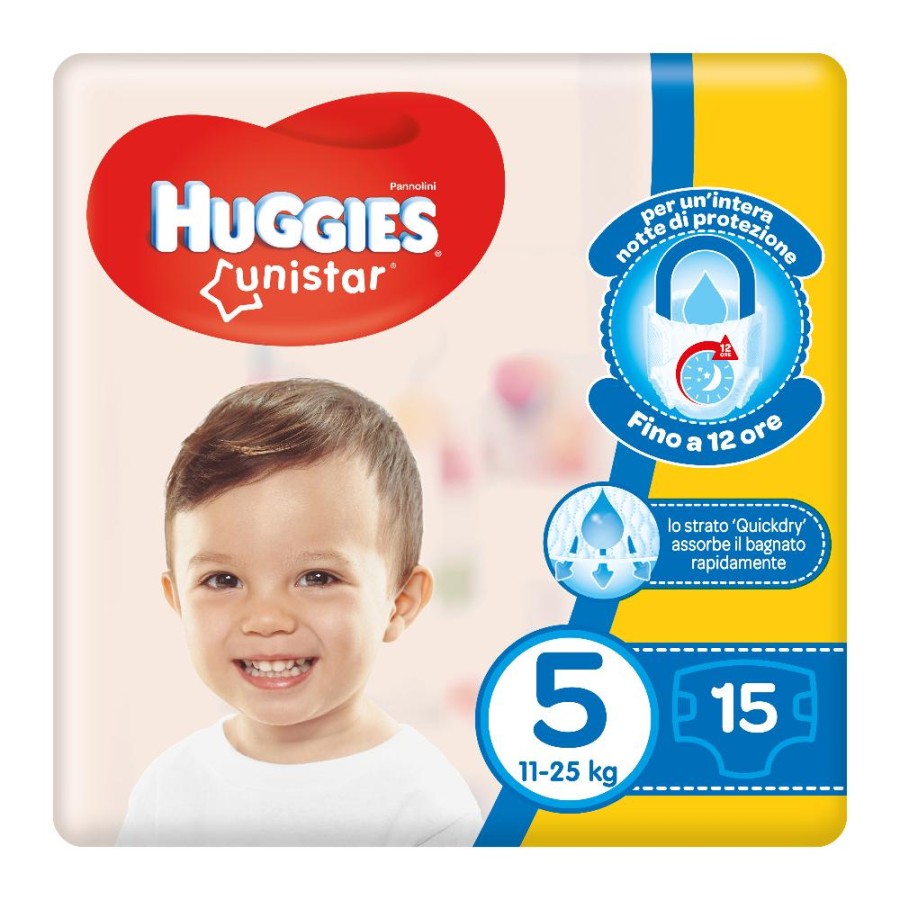 HUGGIES Unistar 5  11-25Kg 15pz