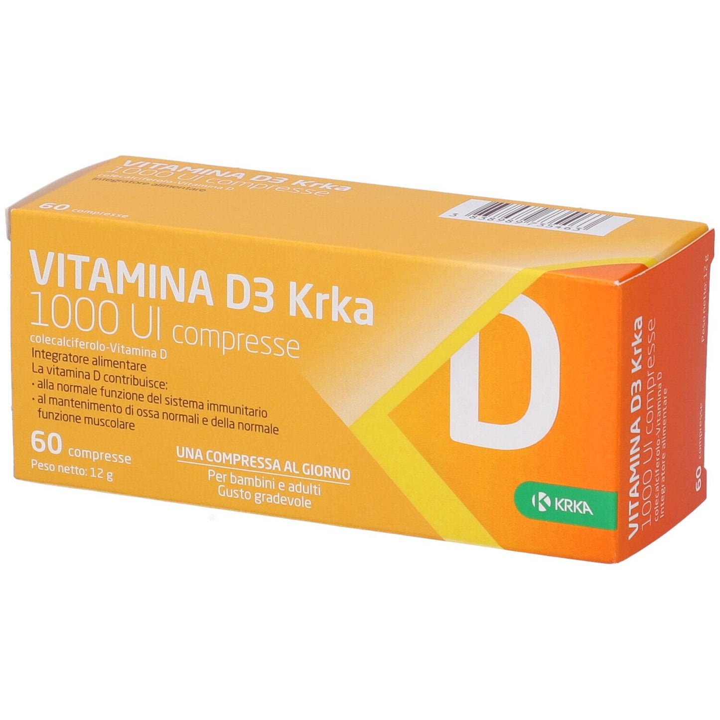 VITAMINA D3 KRKA 1000 UI 60CPR