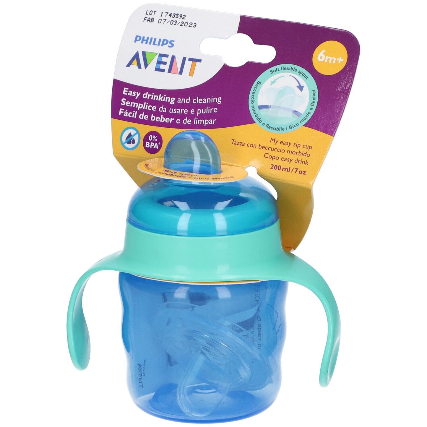 AVENT Tazza Becc.Morb.Boy200ml