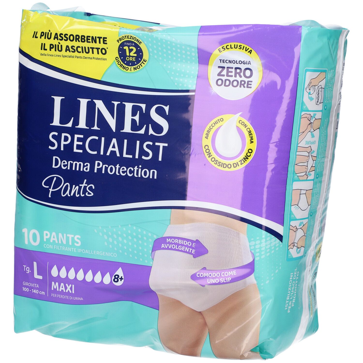 983273931 - LINES SP DERM PANTS MAXI L 10P