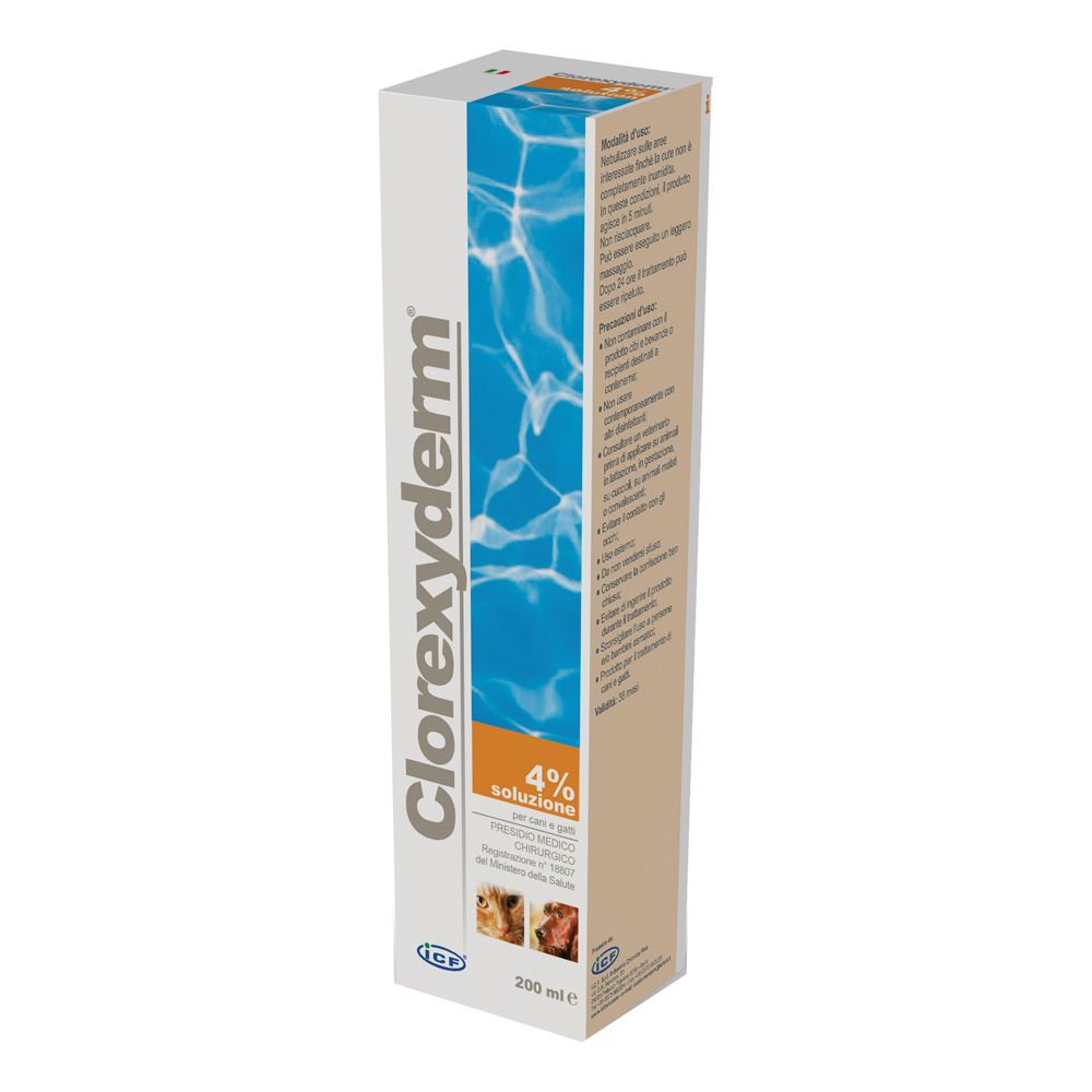 984112591 - CLOREXYDERM 4% SOLUZ. 200 ML