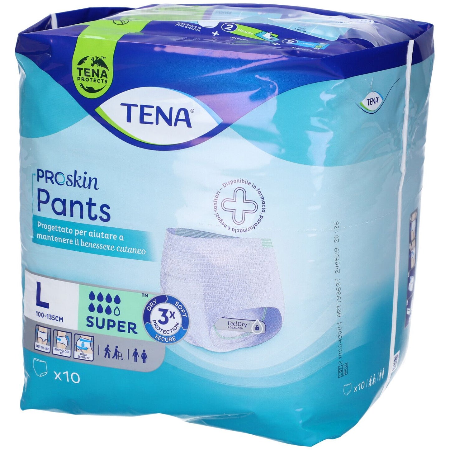 984359467 - TENA PANTS SUPER L 10PZ