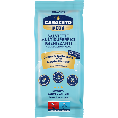 CASACETO Salviettine Igien.Neutro 40pz