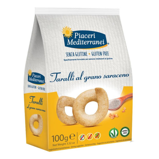 PIACERI MEDITERRANEI Taralli Grano Saraceno 100g