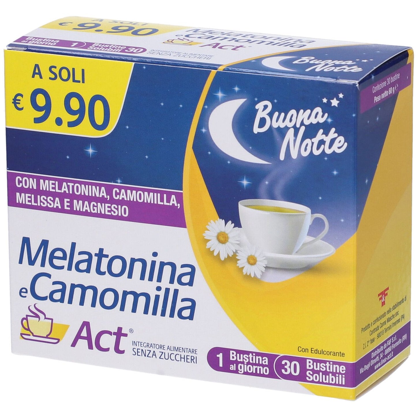 984787996 - MELATONINA ACT +CAMOMIL 30BUST