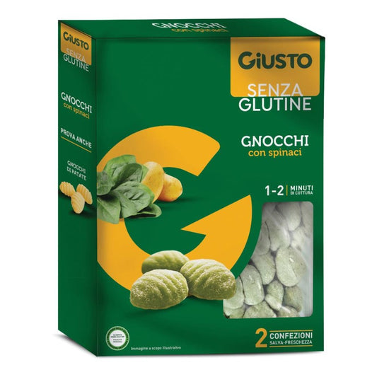 GIUSTO S/G Gnocchi C/Spinaci 500g