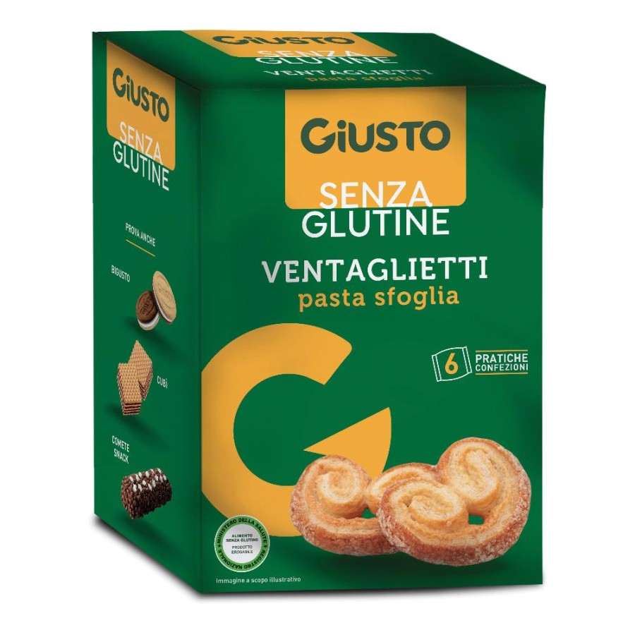 GIUSTO S/G Ventaglietti 6x25g