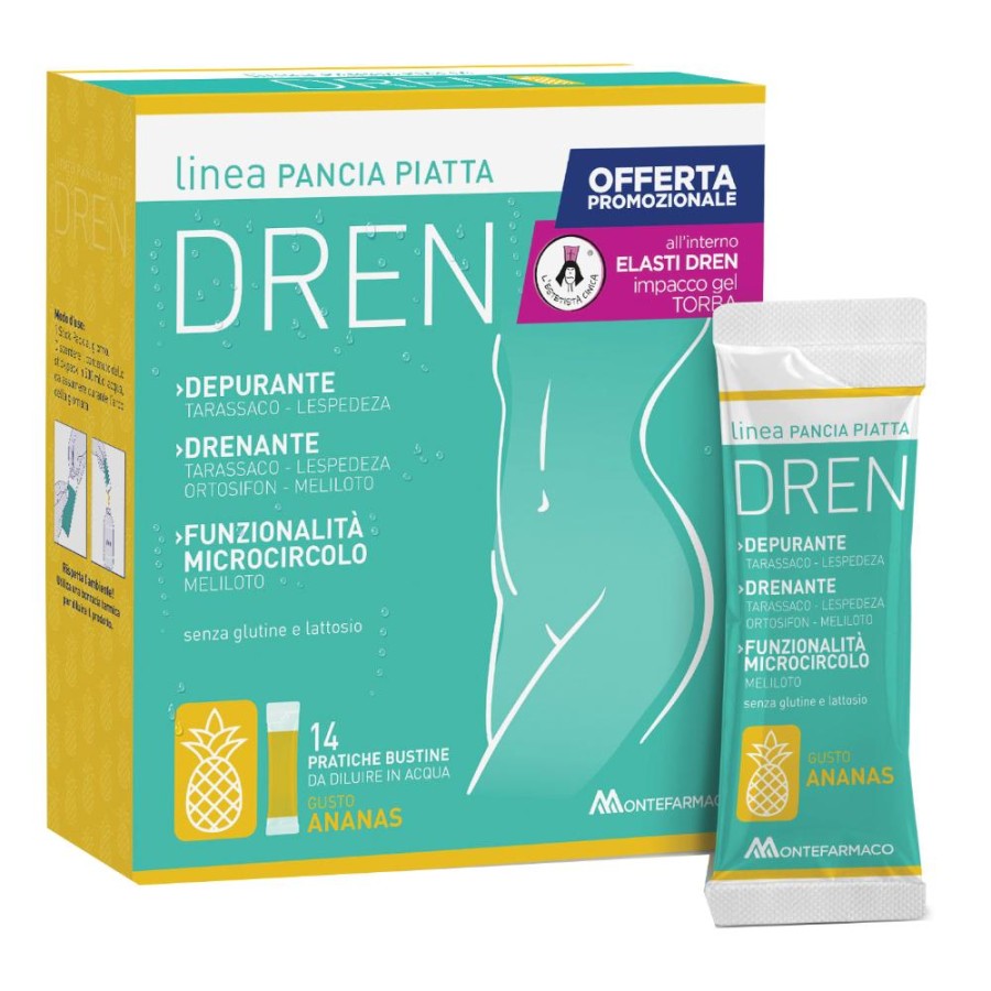 PANCIA PIATTA Dren Ananas