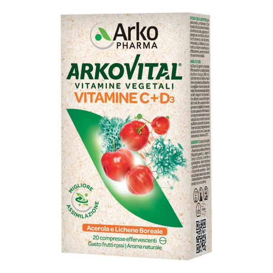 ARKOVITAL VITAMINE C+D3 20CPR