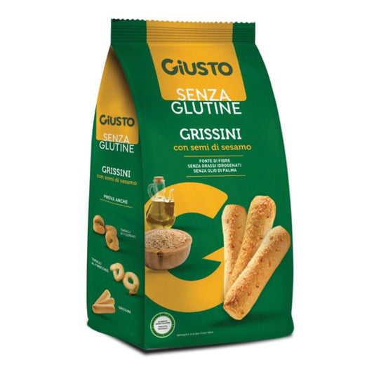 GIUSTO S/G Grissini Sesamo 150g