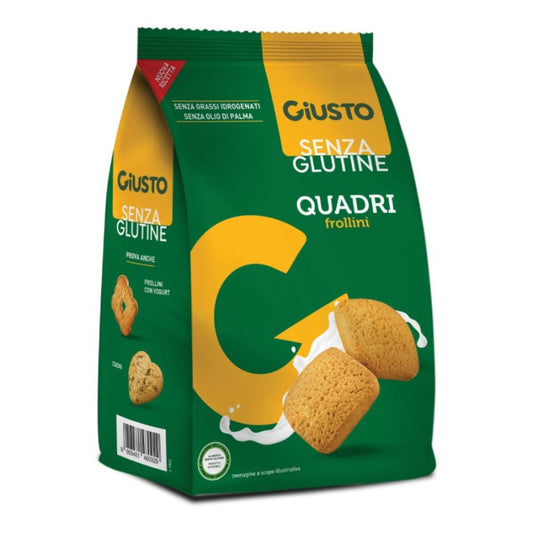 GIUSTO S/G Quadri Frollini 200g
