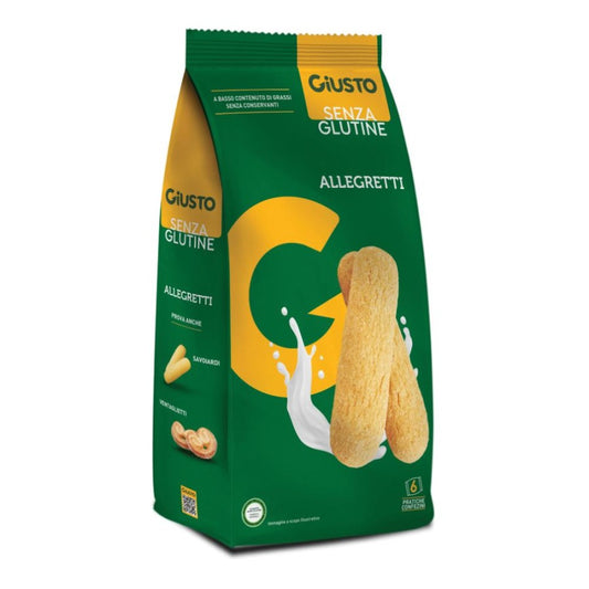 GIUSTO S/G Biscotti Allegretti 180g