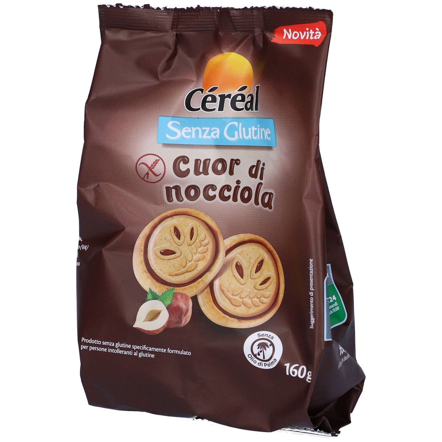 CEREAL Biscotti Cuor di Nocciola 160g