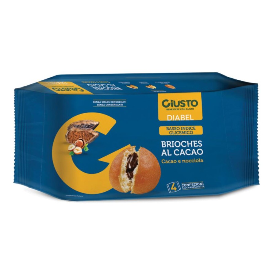 GIUSTO S/Z Brioches Cacao 4x45g