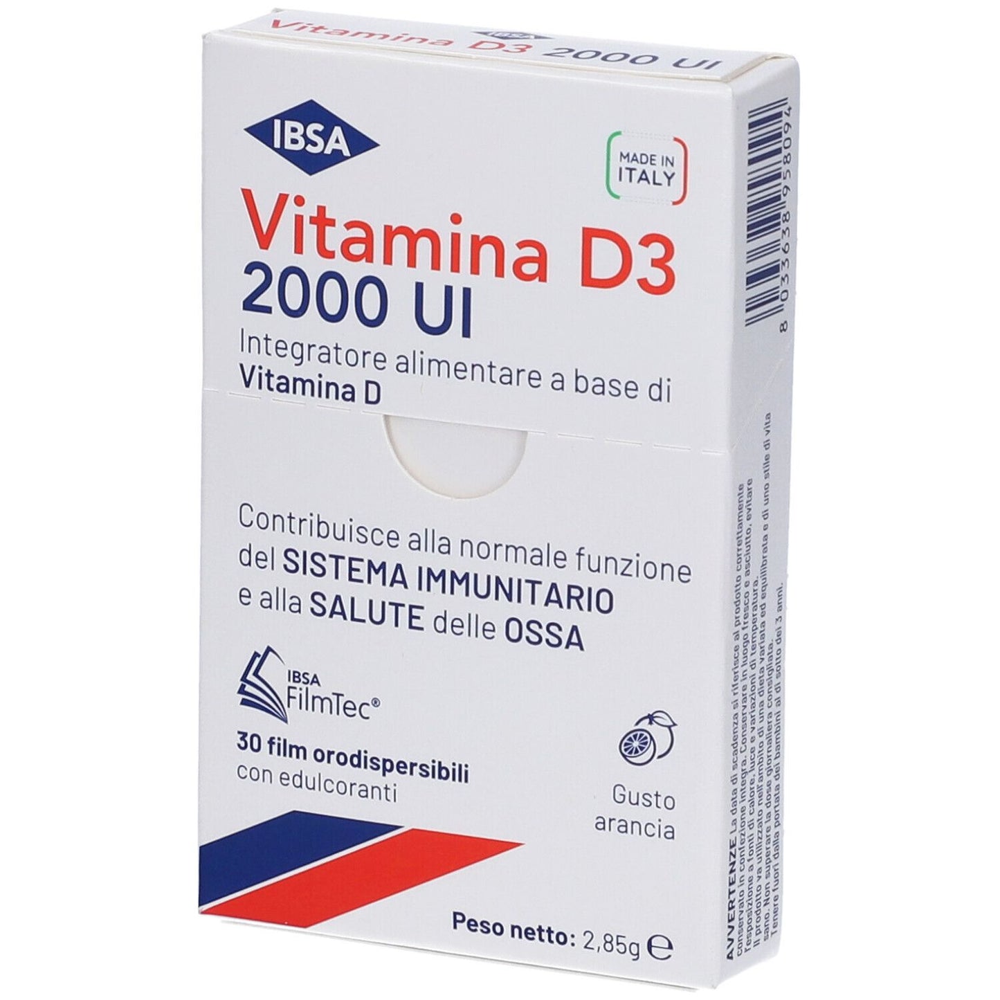 985826243 - VITAMINA D3 IBSA 2000UI 30FILM