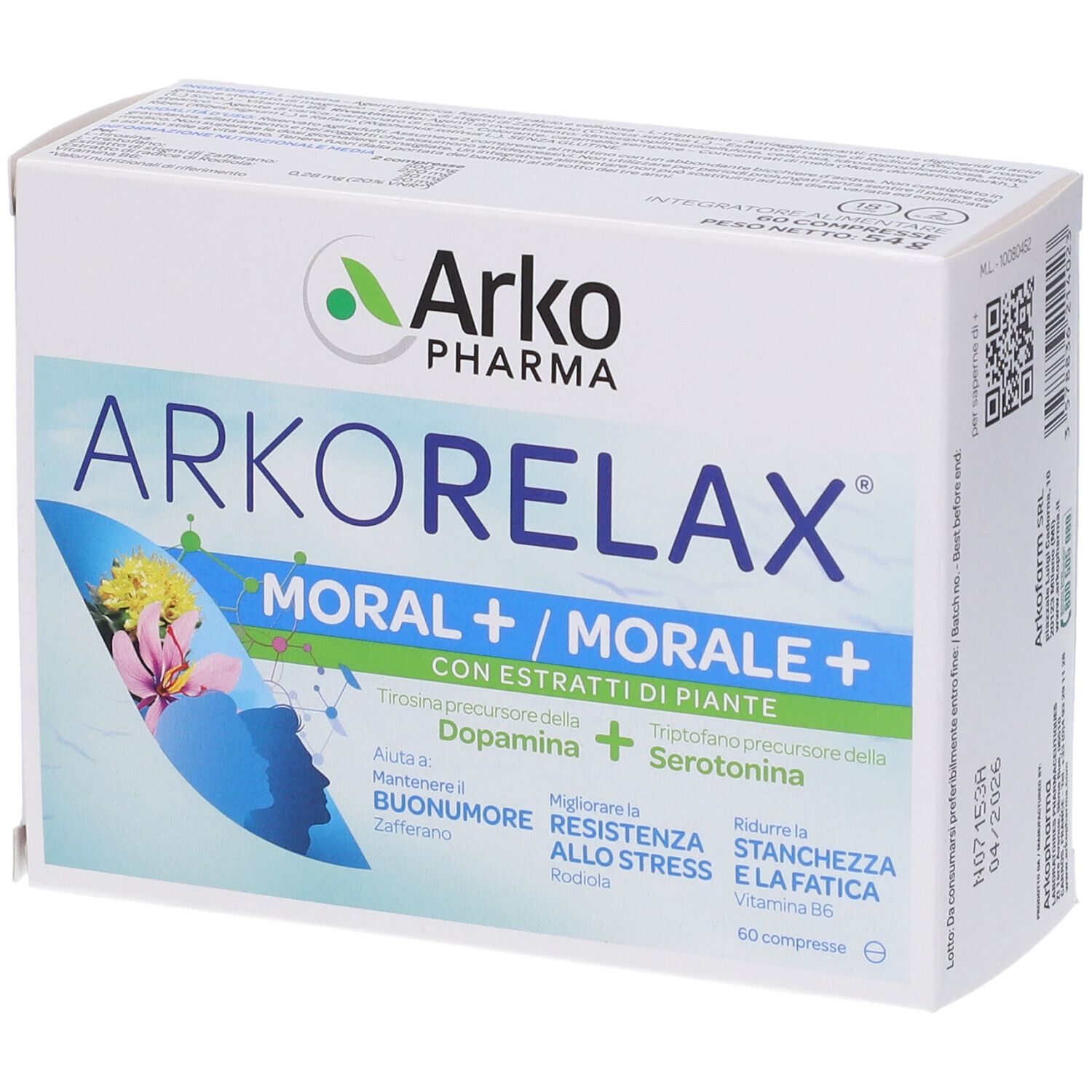 985833375 - ARKORELAX MORAL+ 60CPR