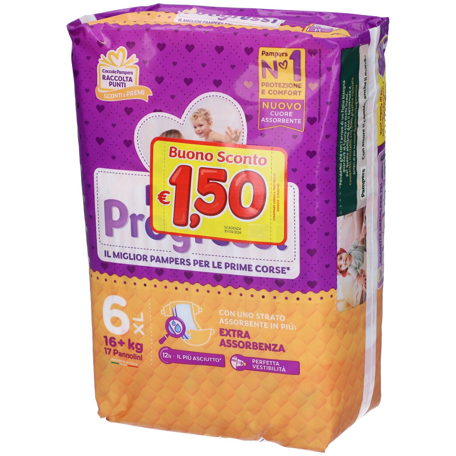 PAMPERS PROG XL 17PZ