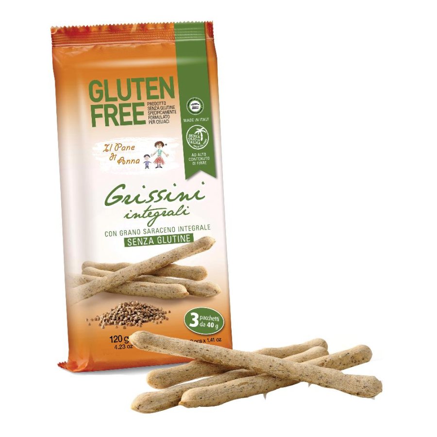 PANE ANNA Grissini Integrali 3x40g