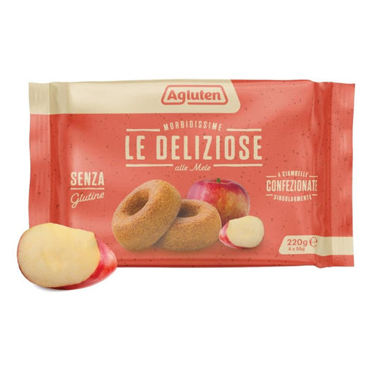 AGLUTEN Deliziose alle Mele 4x50g