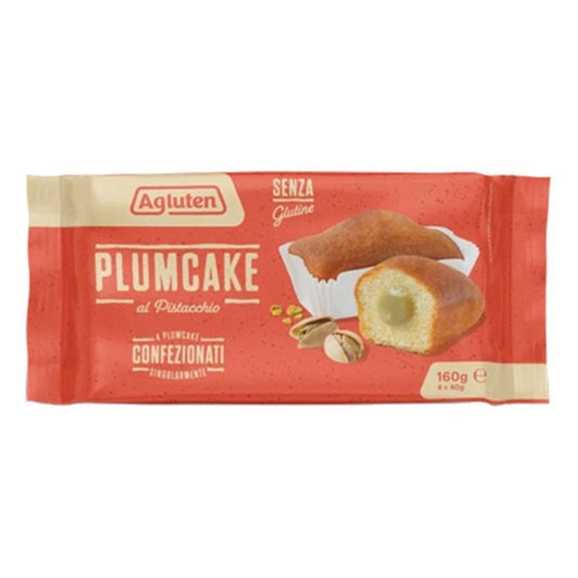 AGLUTEN Plumcake al Pistacchio 4x40g