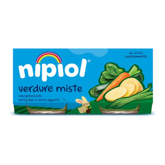 NIPIOL Omog.Verdure Miste 2x80g