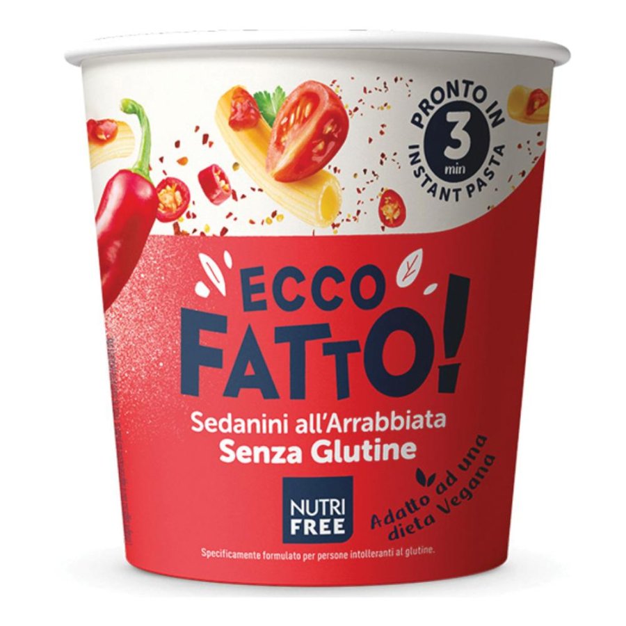 NUTRIFREE EF Sedanini Arrabiata 70g