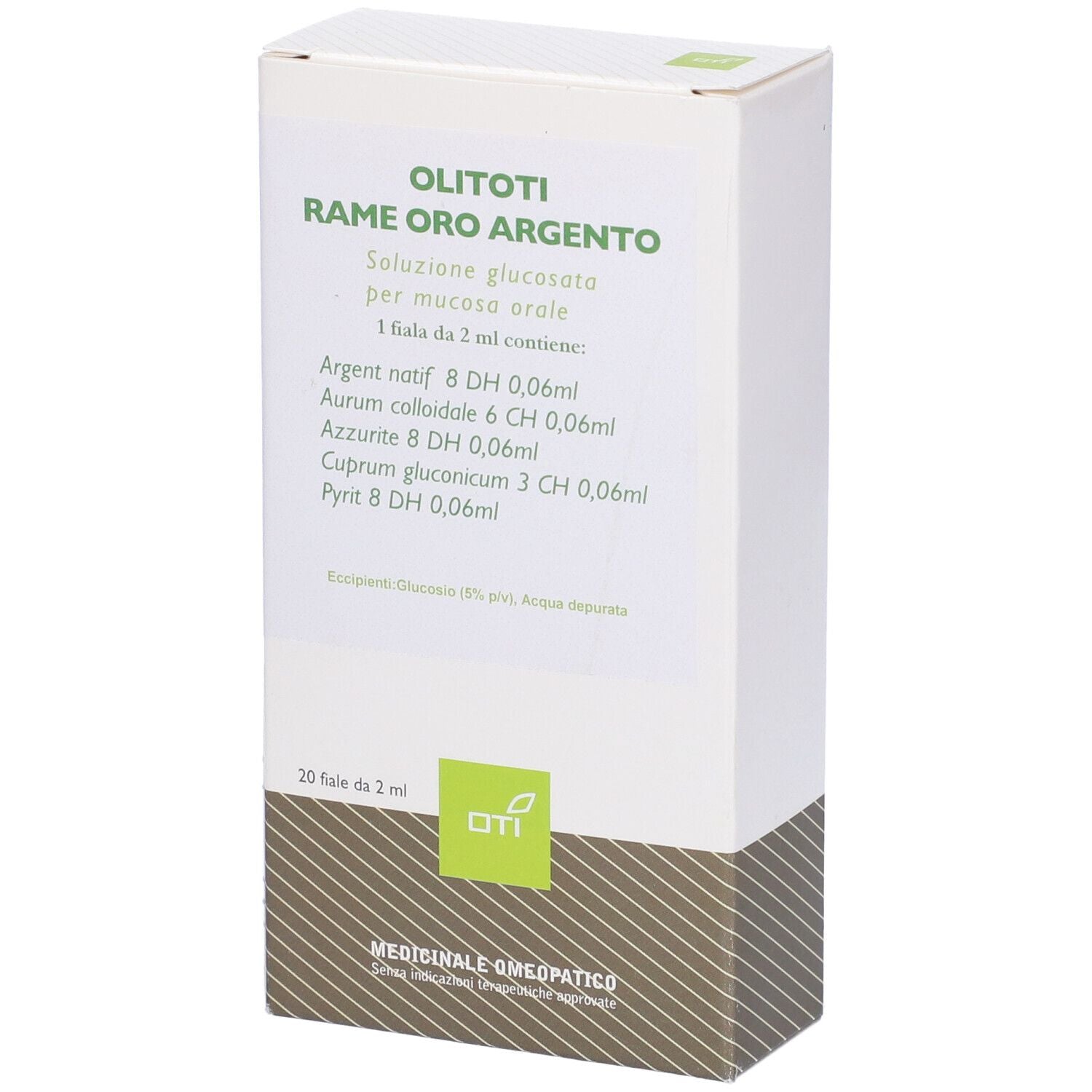 OLITOTI RAME ORO ARGEN 20F GLU