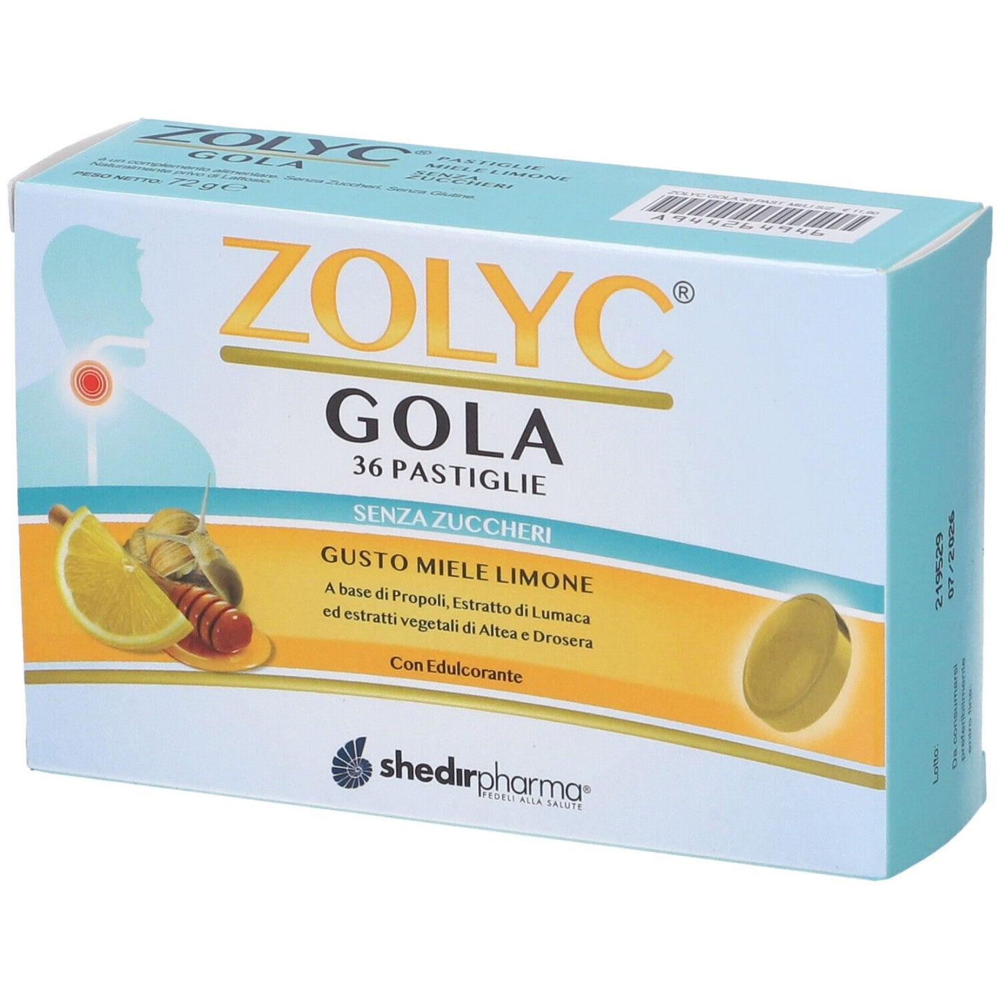 ZOLYC GOLA MIE/LIM 36PAST S/ZU
