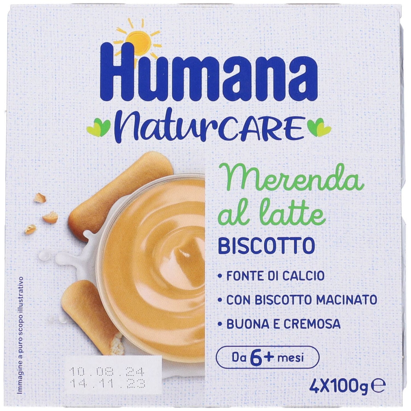 HUMANA MERENDA BISCOTTO 4PZ