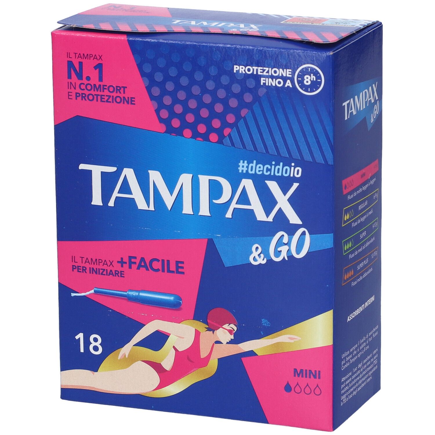 TAMPAX &GO MINI 18PZ