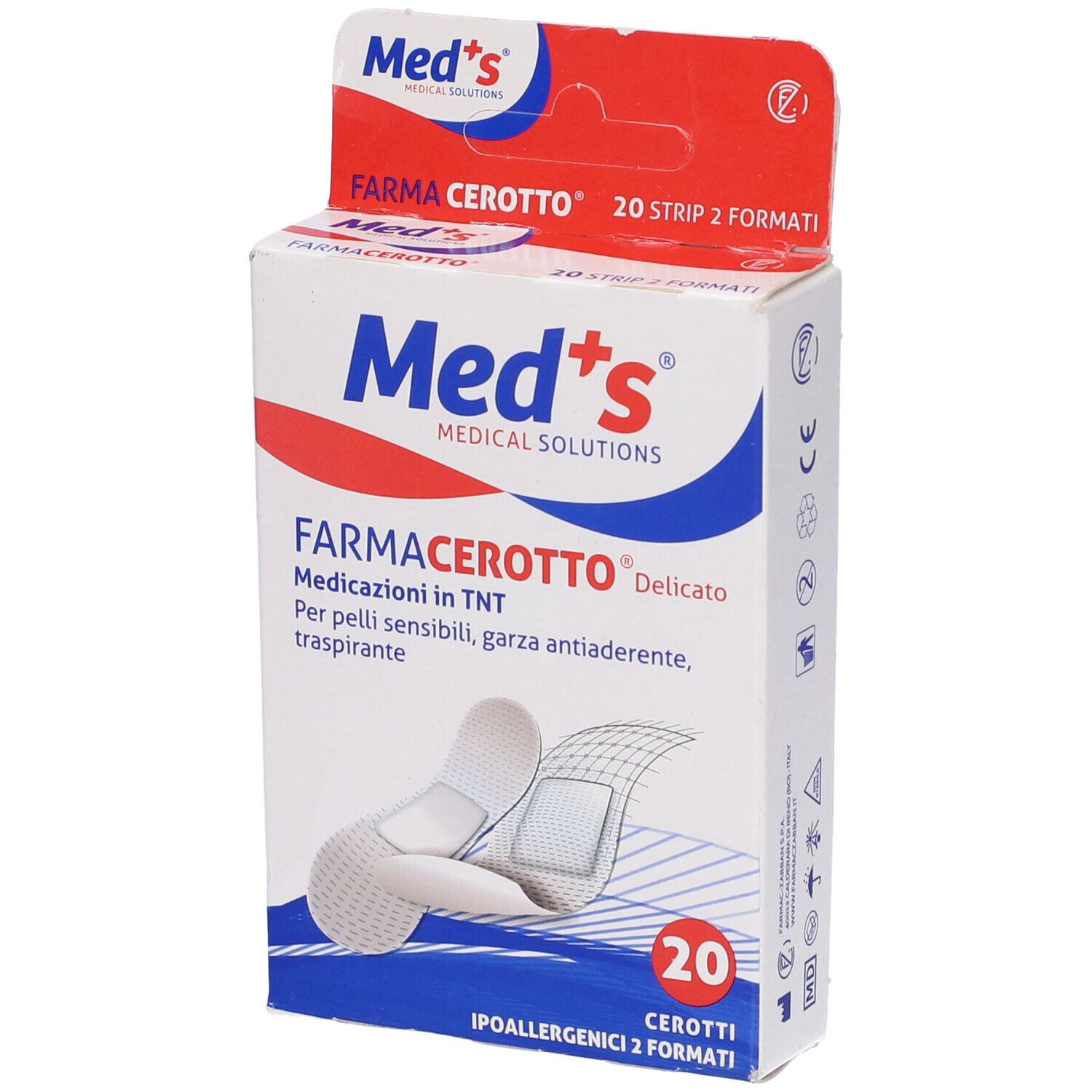 CER MEDS STRIPS TNT DEL 20PZ