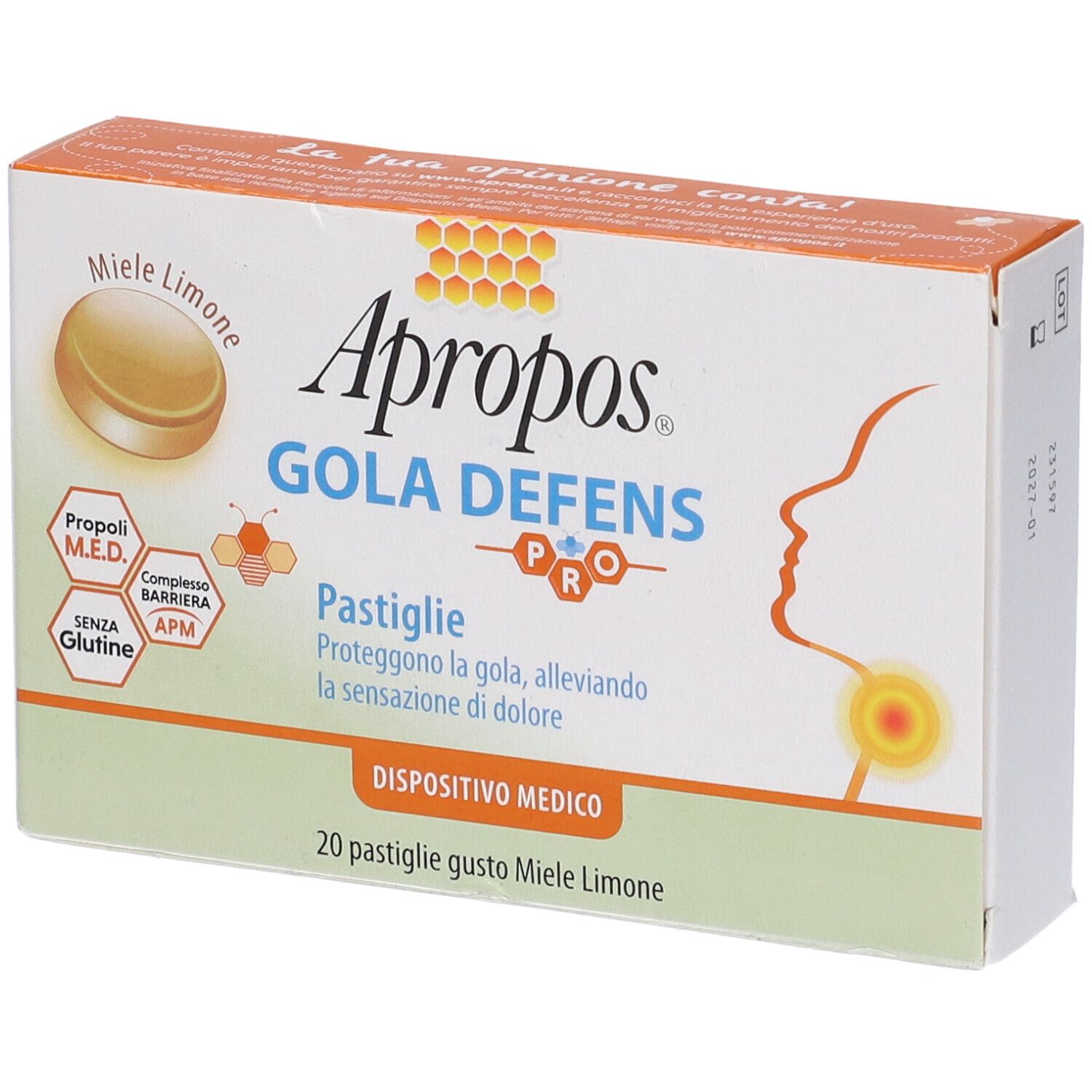 APROPOS GOLA D PRO 20PAST MIEL