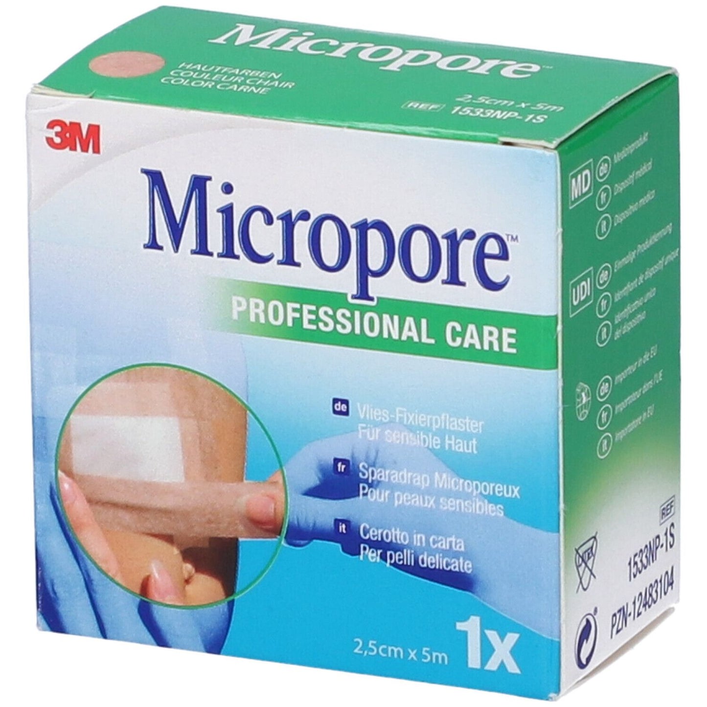 3M MICROPORE SURG T TA M5X25MM