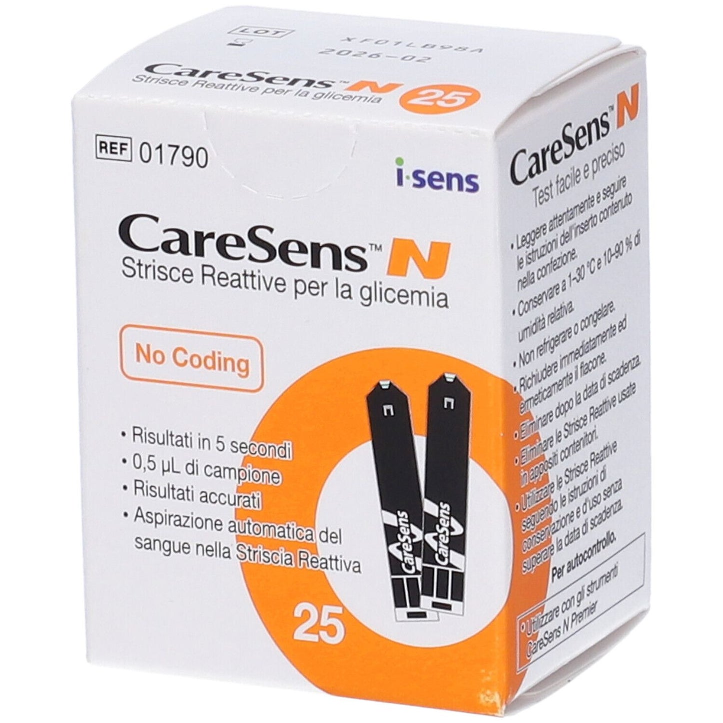 CARESENS N GLICEMIA 25STR