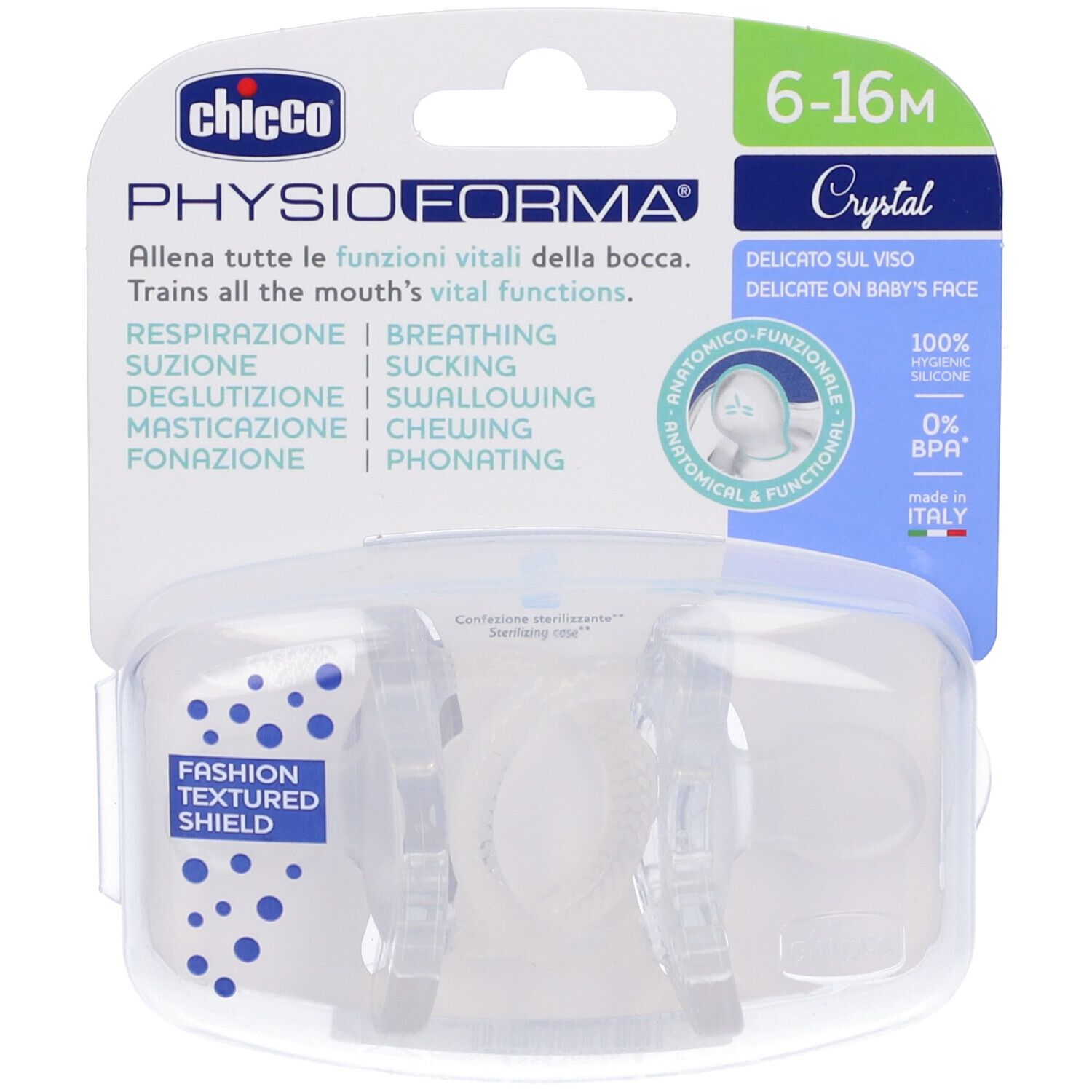 CH GOMM SIL CRYSTAL 6-16 2PZ