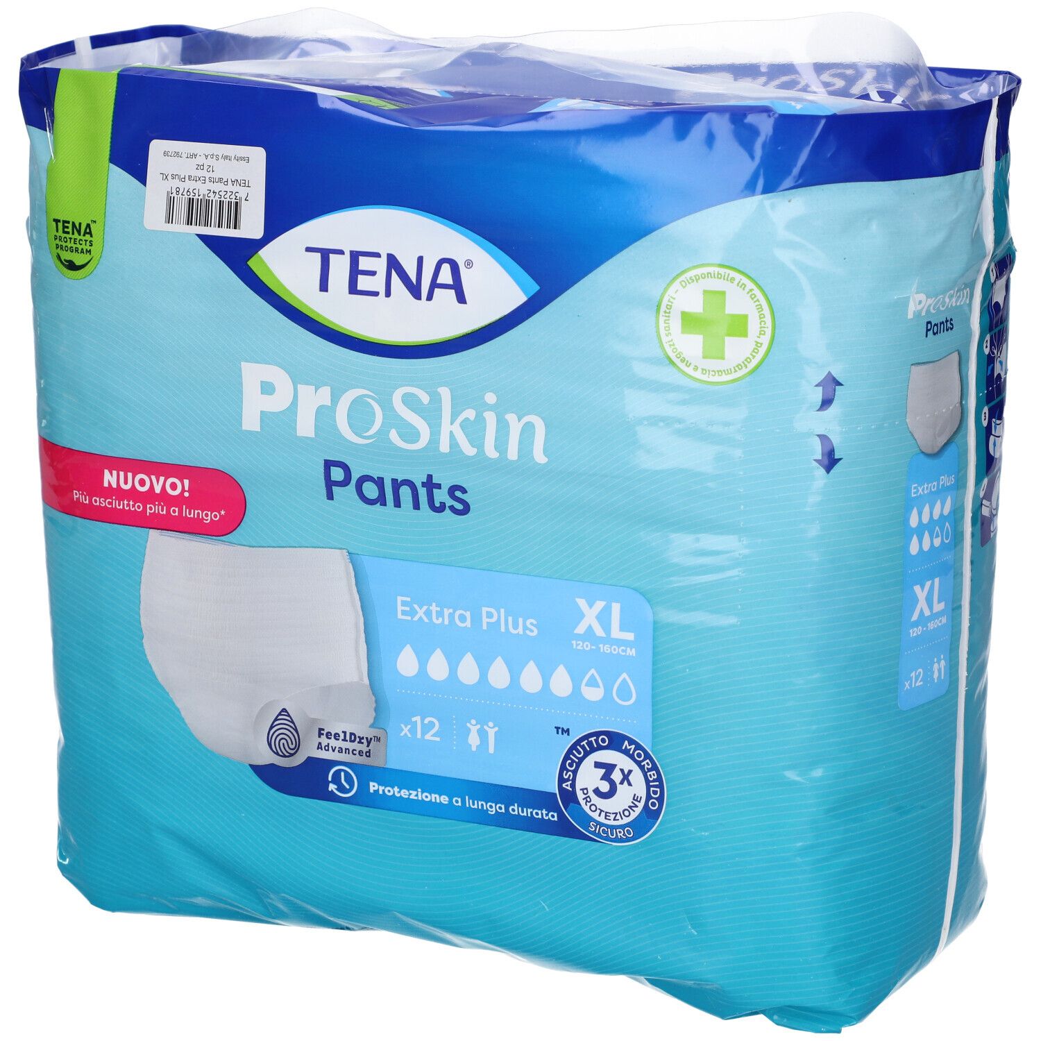 TENA PANTS EXTRA PLUS XL 12PZ