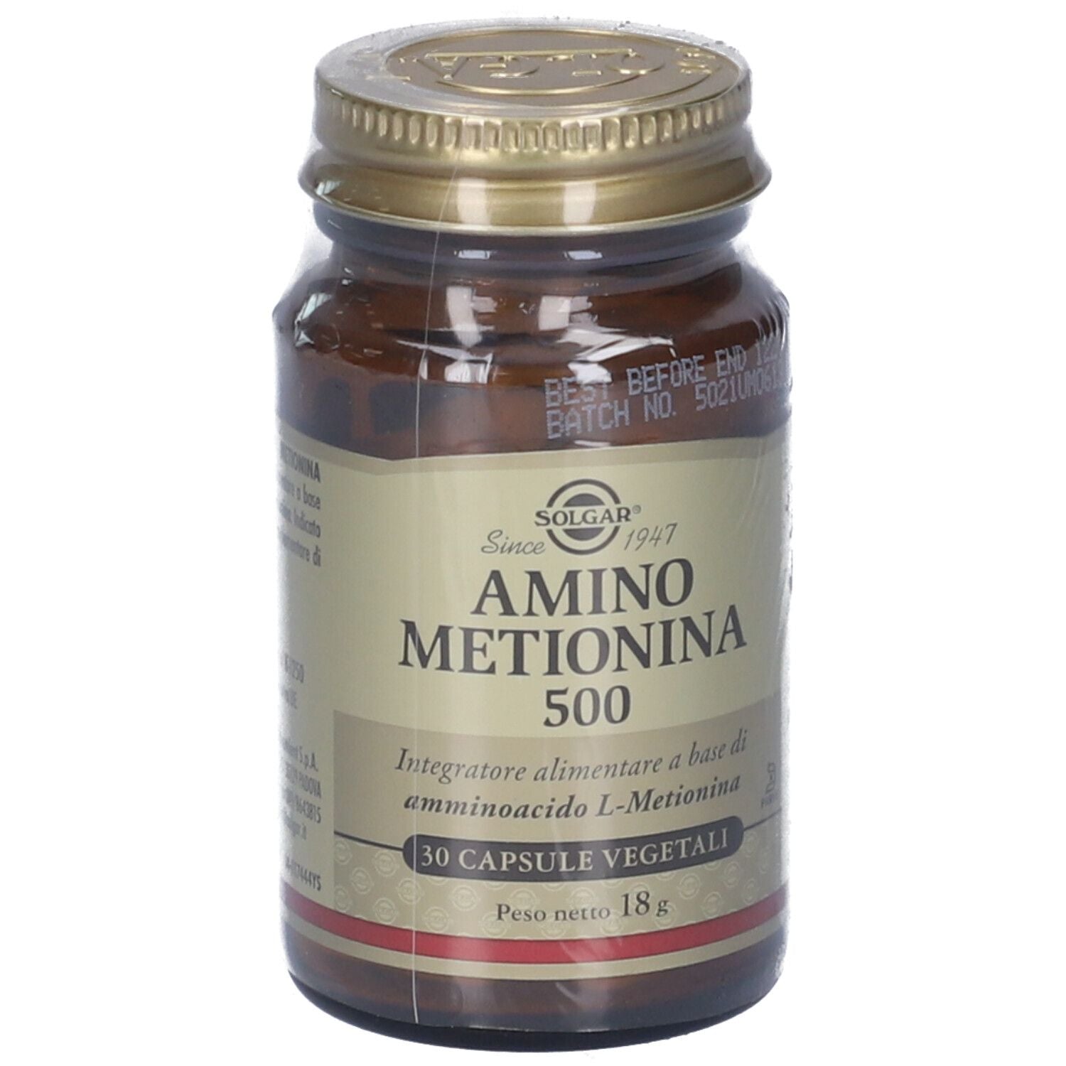AMINO METIONINA 500 30CPS N/F