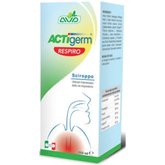 Actigerm Sciroppo 250ml per il Benessere delle Vie Respiratorie