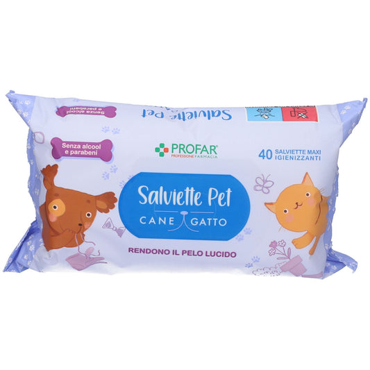PROFAR SALVIETTE TALCO PET40PZ