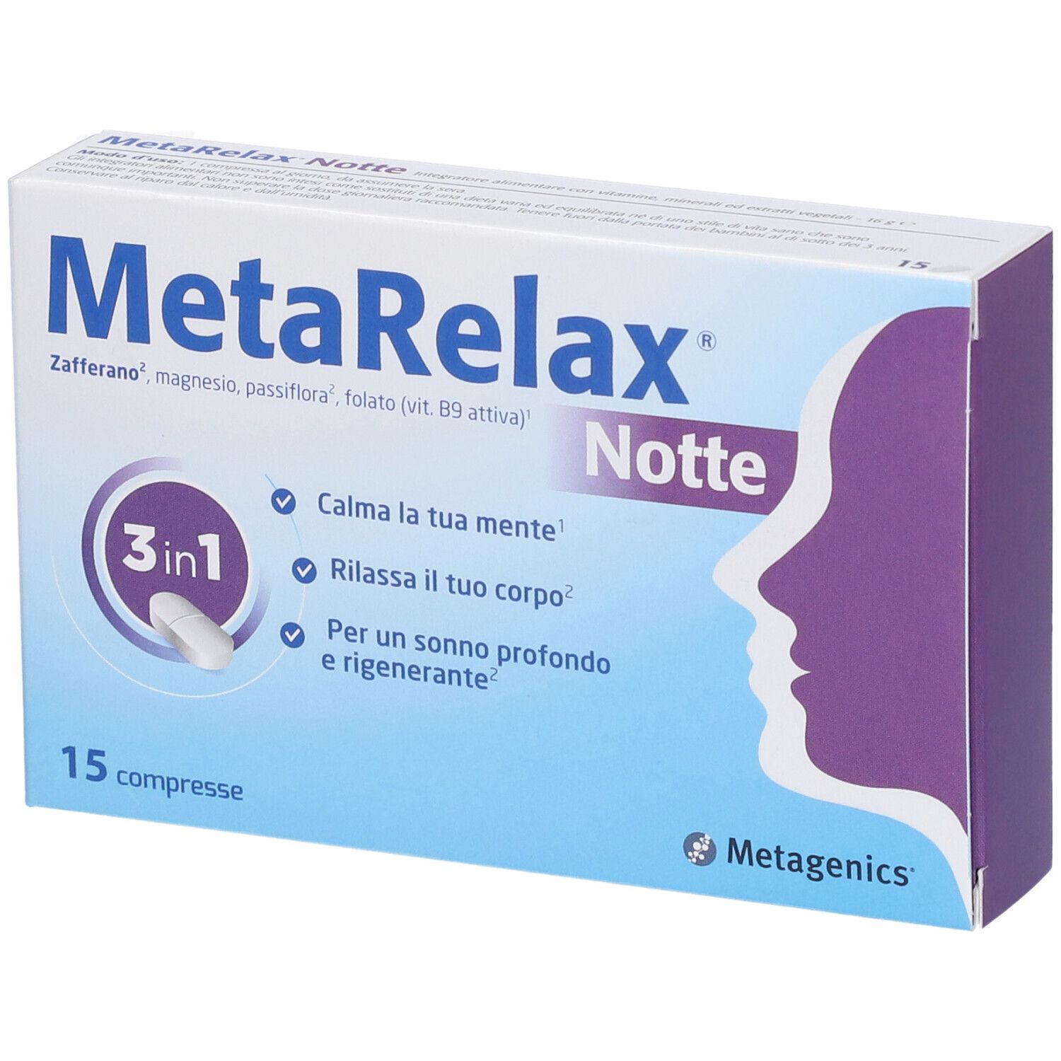 METARELAX NOTTE 15CPR
