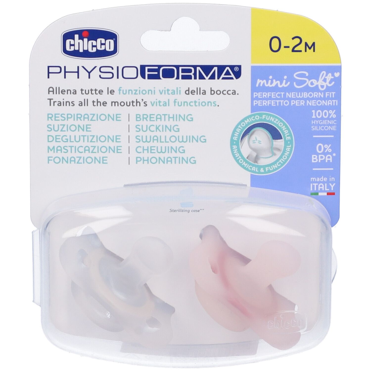 CH GOMM MINI ROSA 0-2 2PZ