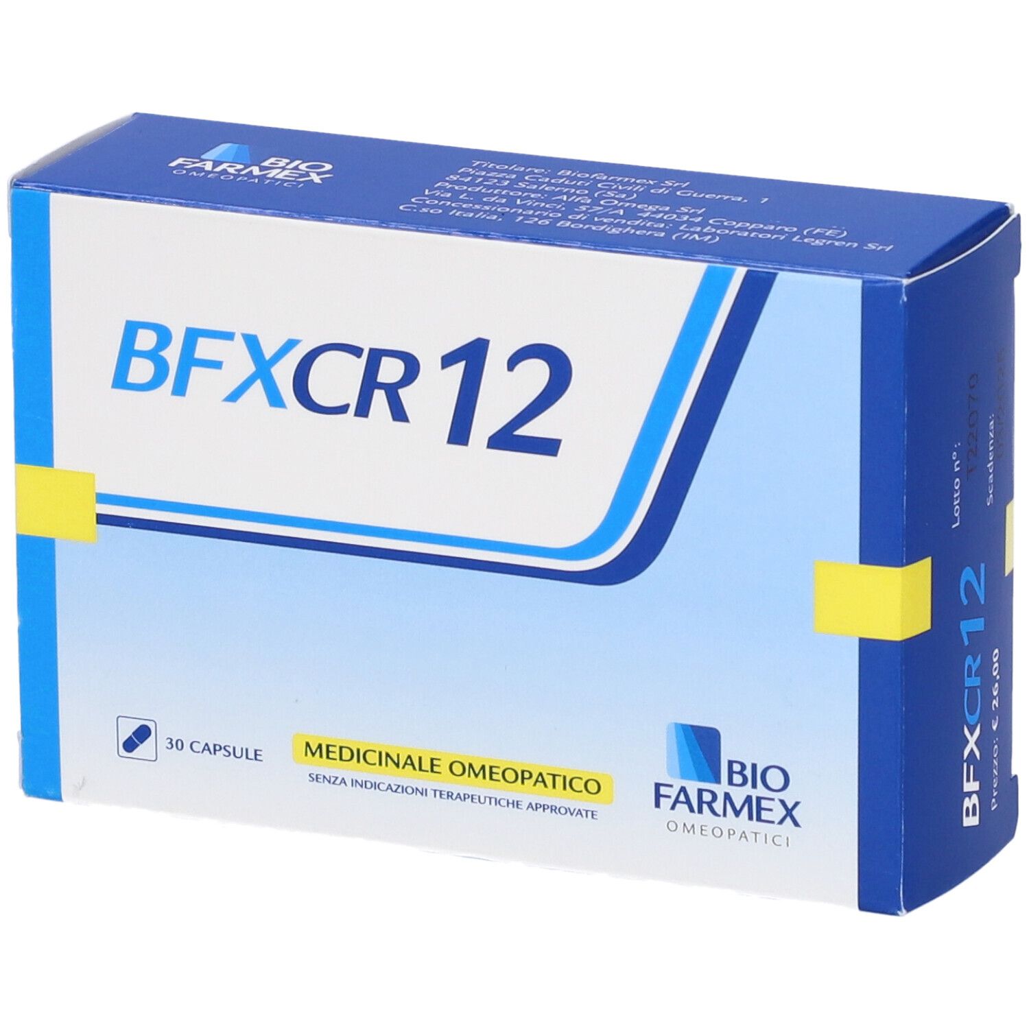 BFX CR 12 30CPS 500MG