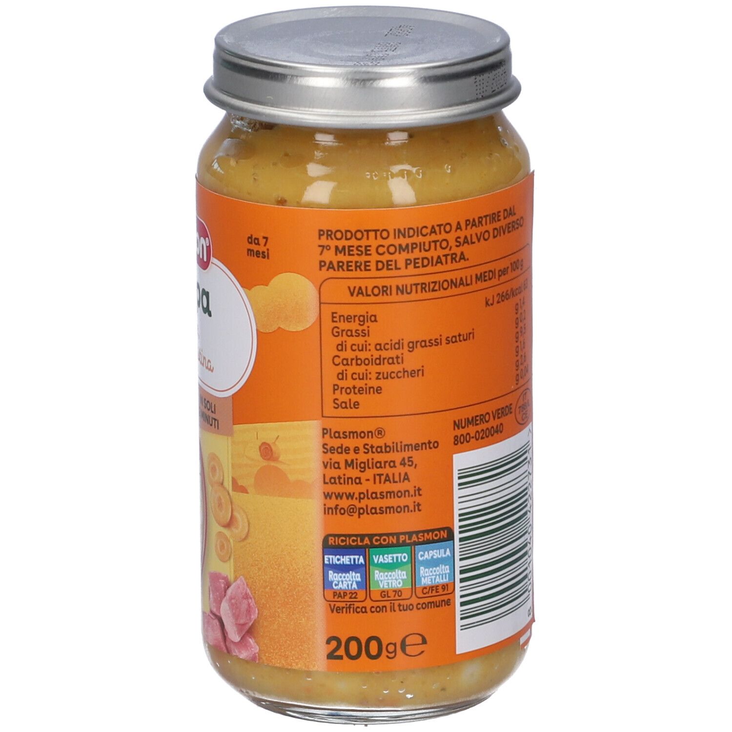 PLASMON LA PAPPA VERD MANZO