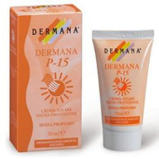 Derman P15 Crema Solare 50ml - Protezione Solare per la Pelle