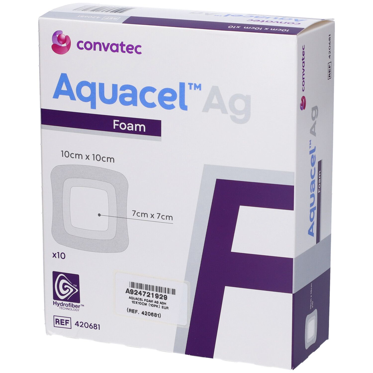 AQUACEL AG FOAM ADES 10X10 10P